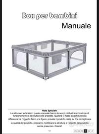 Recinto giochi bambini