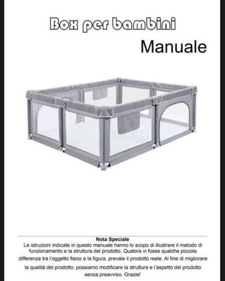 Recinto giochi bambini