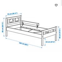 Letto IKEA KRITTER 70x160 cm con materasso