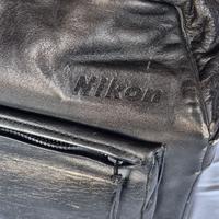 BORSA IN VERA PELLE NIKON PER FOTOGRAFI