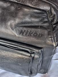 BORSA IN VERA PELLE NIKON PER FOTOGRAFI