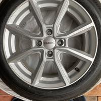 4 cerchi lega+4 pneumatici Bridgestone Ignis 4x4