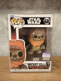 Wicket #631 Funko Pop Star Wars 2023 Summer Conven