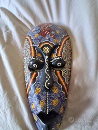 Maschera Etnica Africana fatta a mano da indigeni