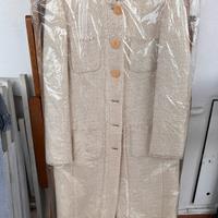 Cappotto in lana elegante panna