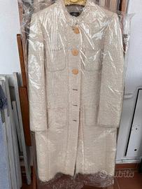 Cappotto in lana elegante panna
