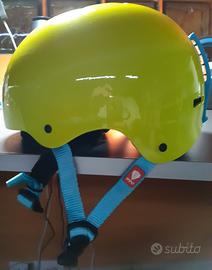 Casco sci snow RED-TRACE II + Cuffie integrate