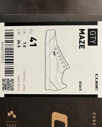 Scarpe Bike CUBE - GTY maze n.41