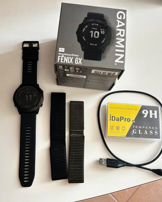 Garmin Fenix 6X Pro + Fascia Cardio HRM