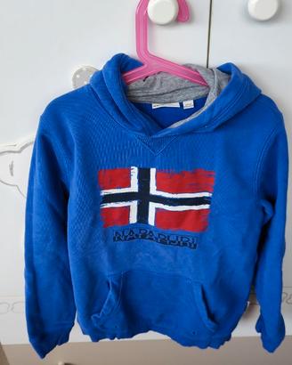 Napapijri Felpa Bambino con Cappuccio – Taglia 10
