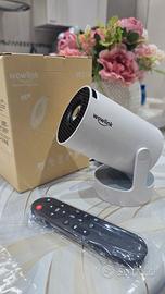 Proiettore Portatile Full HD 1080P - Bianco Perla