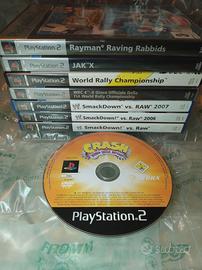 Lotto Videogiochi PS2: Rayman, Jak X, WRC, WWE