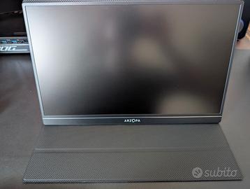 Monitor Portatile Arzopa + Supporto Monitor Dosvsi