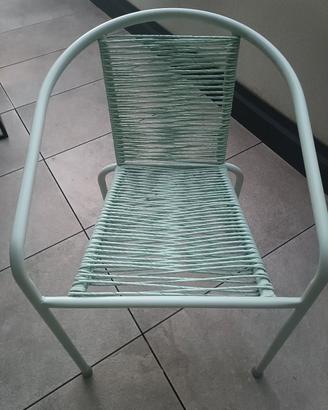 4 sedie da giardino 