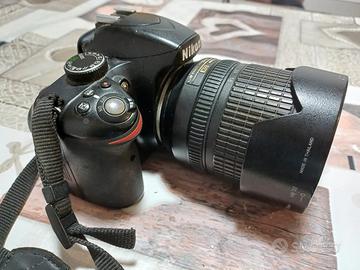 nikon d3200 con obiettivo 18 105 