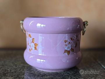 Vaso cachepot vintage in ceramica Cermac