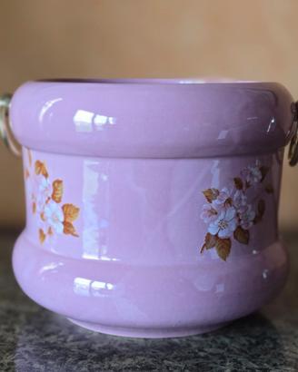 Vaso cachepot vintage in ceramica Cermac