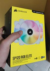 3 Ventole Corsair SP120 RGB ELITE - TRIPLE PACK