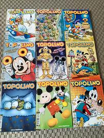 TOPOLINO – Lotto di 9 numeri (Anno 2005)