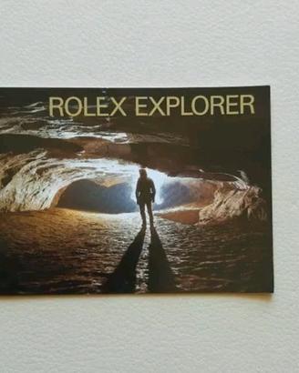 BOOKLET ROLEX EXPLORER ANNO  2002 ENG ORIGINALE
