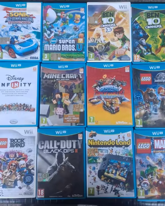 Lotto Giochi Nintendo Wii U e Wii