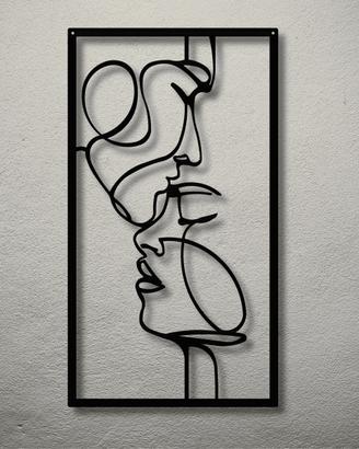 Quadro metallo 60x40cm