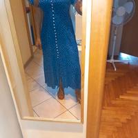 Vestito estivo a pois lungo Mango TgS