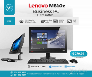 All in one lenovo m810z 22 pollici full led ddr4