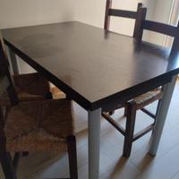 tavolo allungabile con sedie