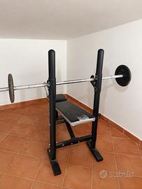 Panca palestra con bianciere