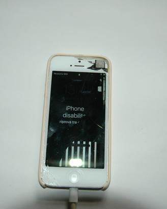 Apple iphone 5 16Gb con vetro rotto