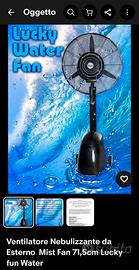 VENTILATORE NEBULIZZATORE NUOVO
