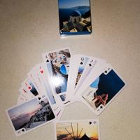 Carte da gioco poker Santorini illustrate