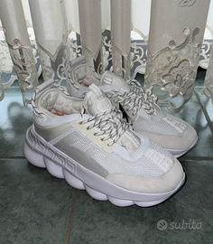 versace chain bianche