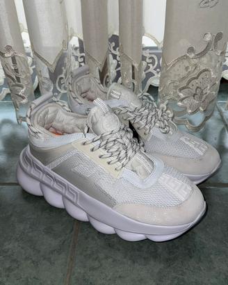 versace chain bianche