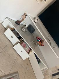 Mobile TV / Soggiorno angolare in legno con casset