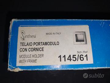 URMET TELAIO 1 MODULO CON CORNICE SINTHESI 1145/61