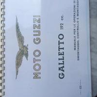 manuale officina Moto Guzzi Galletto 