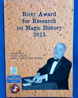 libro Roxy Award 2015