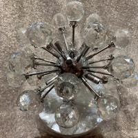 Lampadario con sfere di cristallo