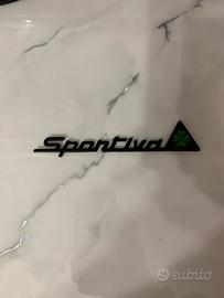 Logo badge stemma sportiva alfa romeo quadrifoglio