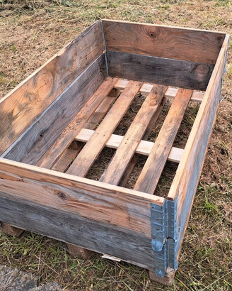 Sponde in legno con cerniere per bancali 120x80cm