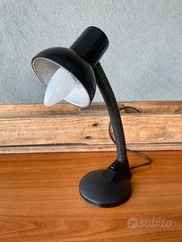 Lampada da tavolo vintage Stilplast 3220NE nera
