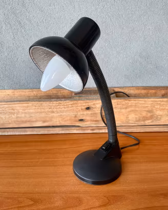 Lampada da tavolo vintage Stilplast 3220NE nera