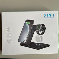 Caricatore wireless 3 in 1