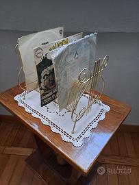 portadischi in metallo vintage