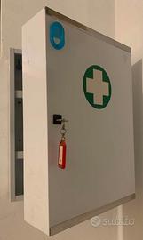 Armadietto pronto soccorso da parete vintage