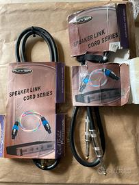Lotto 2 Cavi Runner Speaker Link Cord Series
