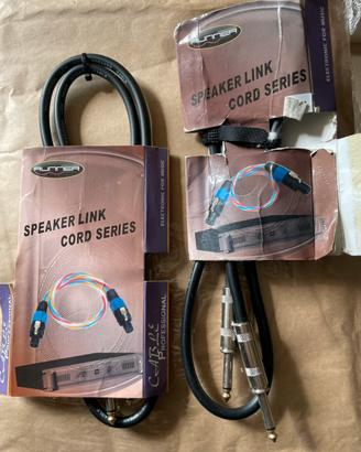 Lotto 2 Cavi Runner Speaker Link Cord Series