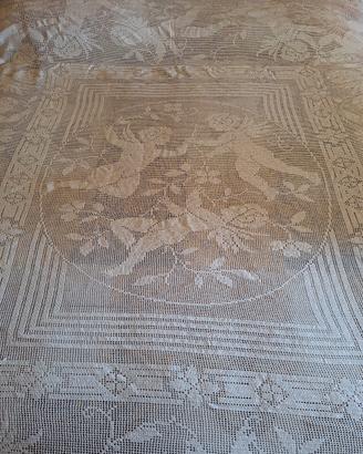 Coperta uncinetto Filet